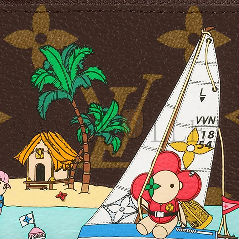 LOUIS VUITTON KEY POUCH COATED CANVAS M82615 (12*7cm) 